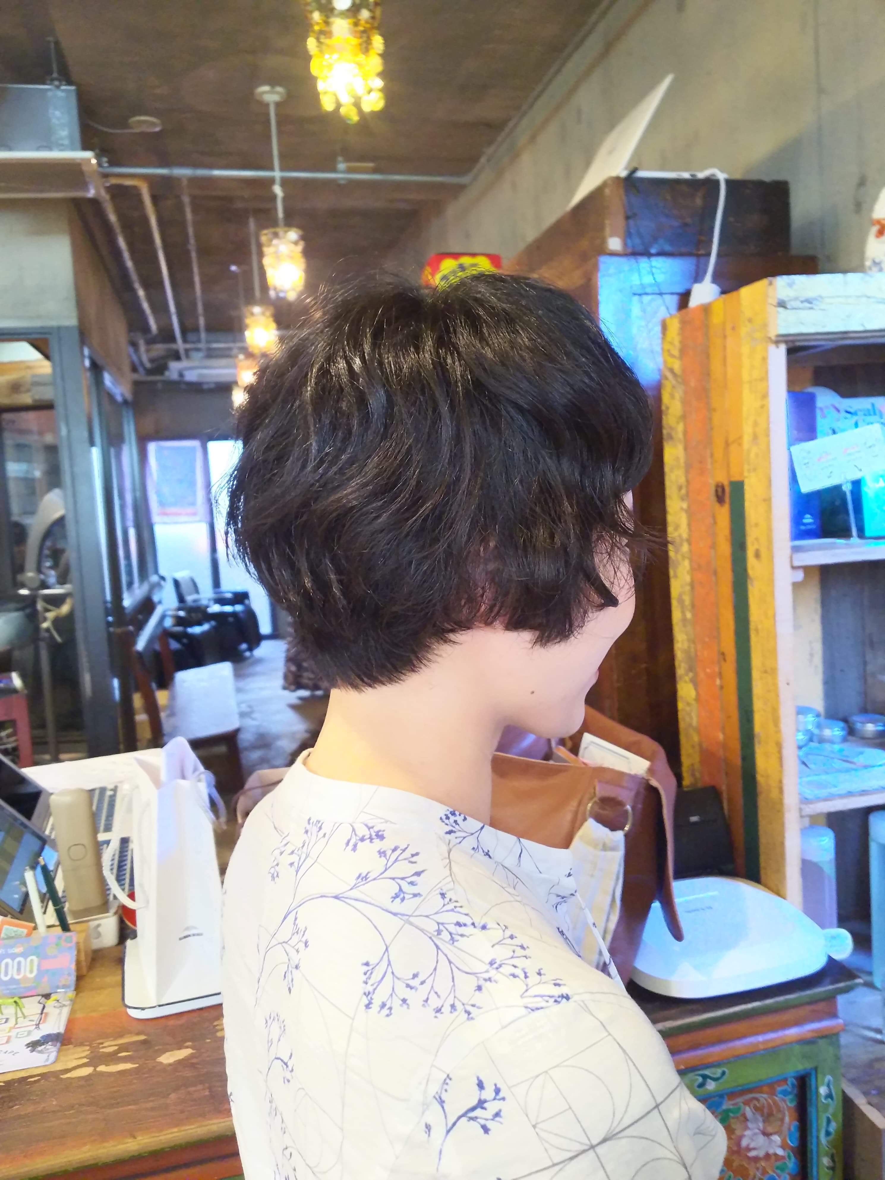 お客様フォト** パーマ&ショートボブ お客様フォト** パーマ&ショートボブ